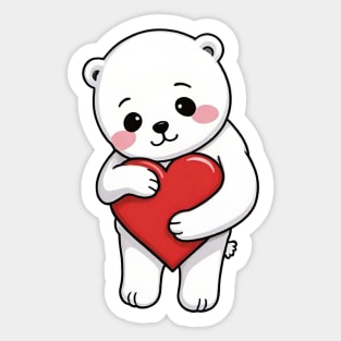 bear love Sticker